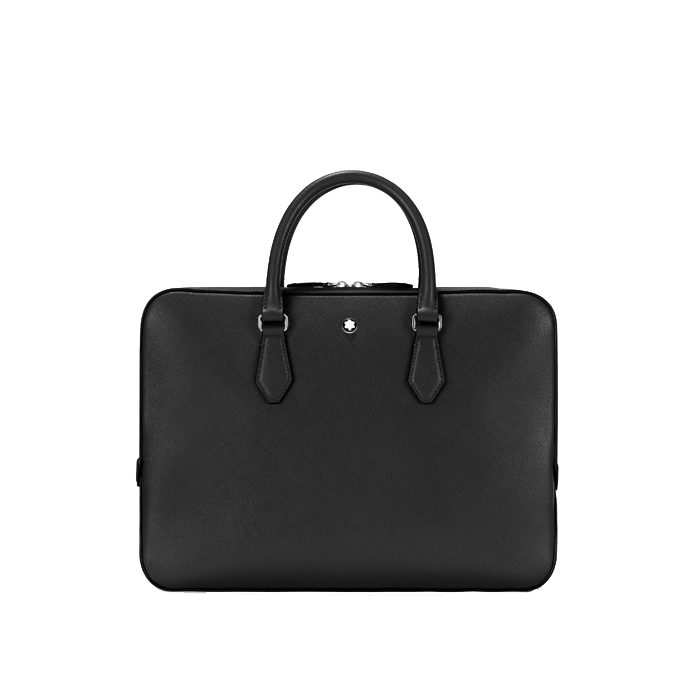 Sartorial Slim Document Case Saffiano Black Leather By Montblanc