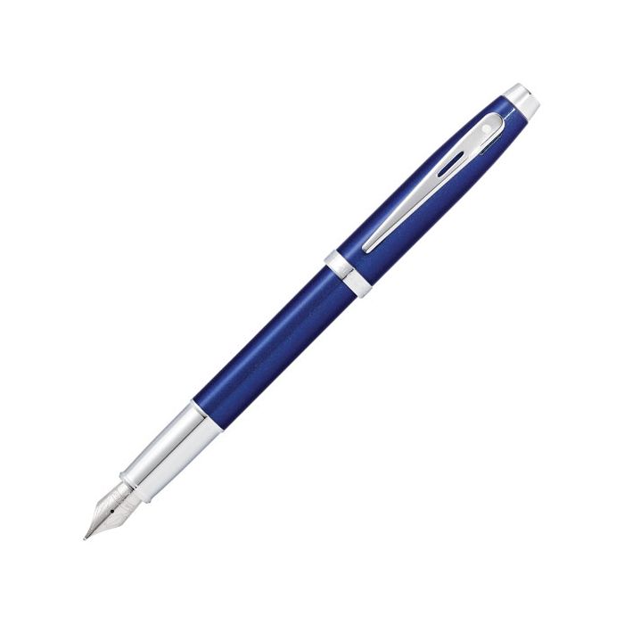 This 100 Glossy Blue Lacquer Fountain Pen is designed by Sheaffer.
