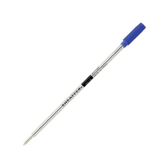 The single medium blue Sheaffer ballpoint pen refill is designed for the Award, Defini ballpoint pens.