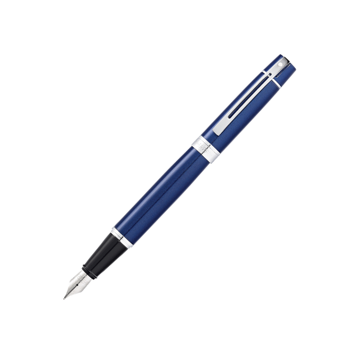 Sheaffer 300 Series Gloss Blue Fountain Pen Medium