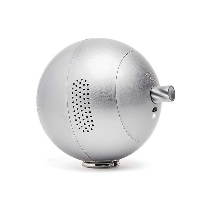 The Lexon Balle Rechargeable Bluetooth Speaker Silver 