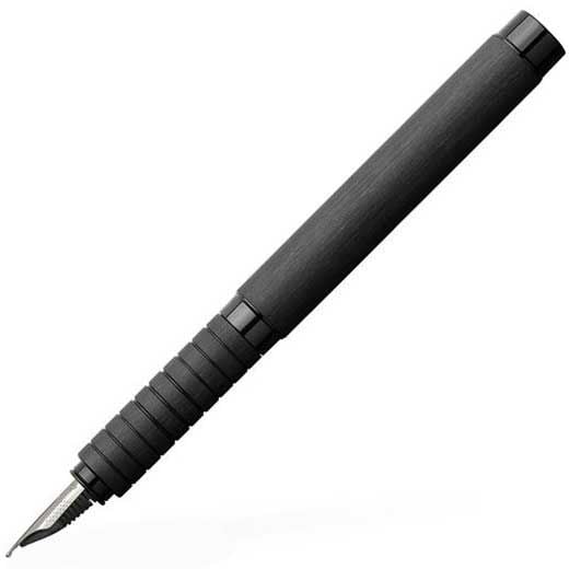 Faber-Castell Essentio, Black Aluminium Fountain Pen