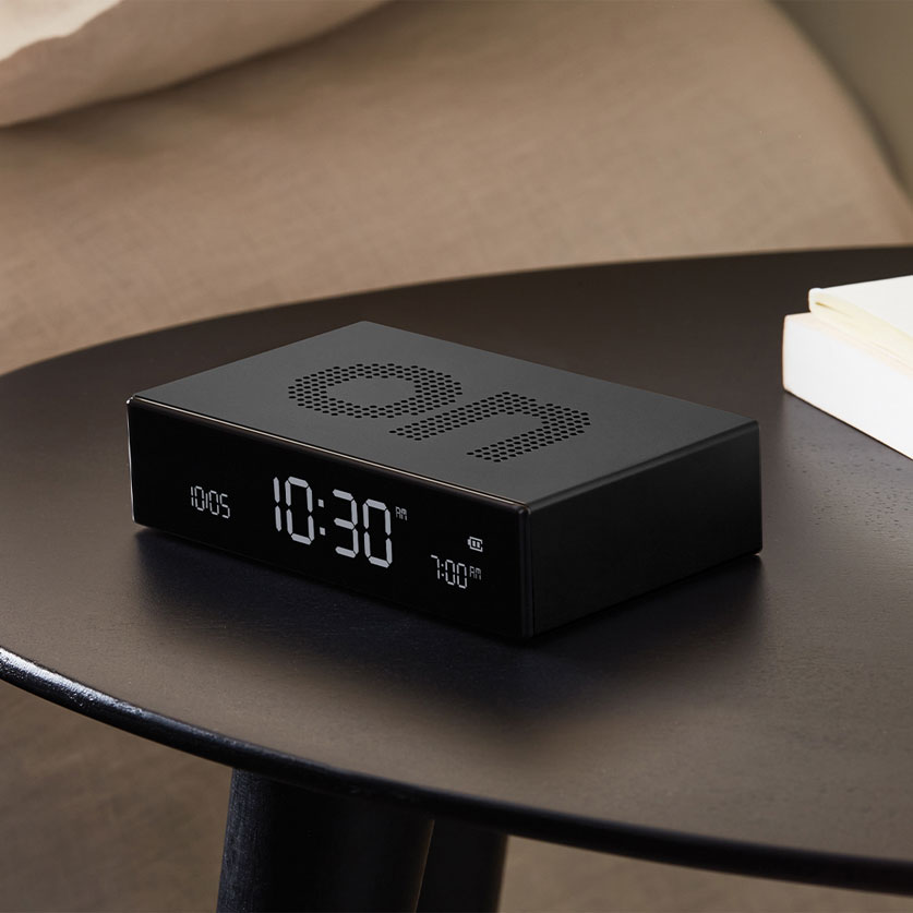 Lexon's Flip Premium Alarm Clock