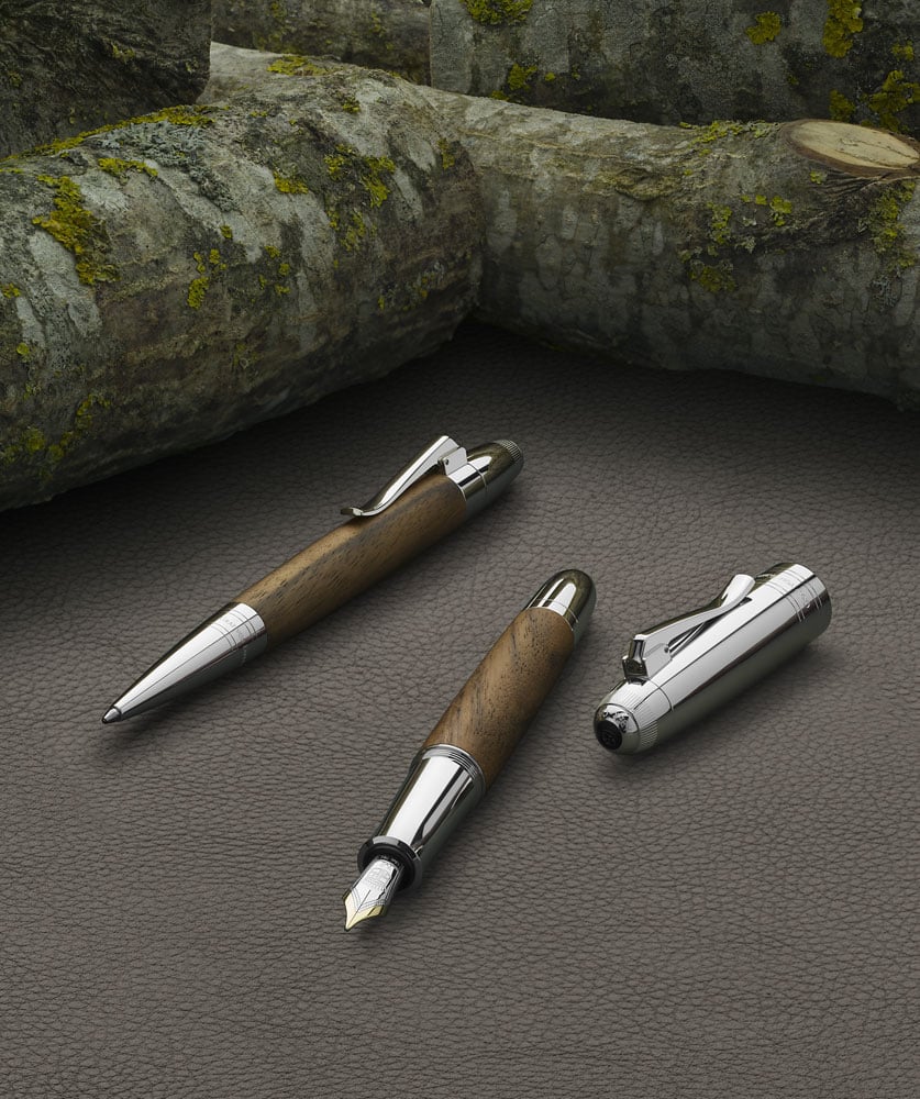 Walnut Wood Pen Set