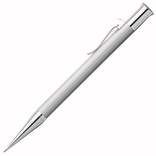 Rhodium-Plated Guilloche Propelling Pencil