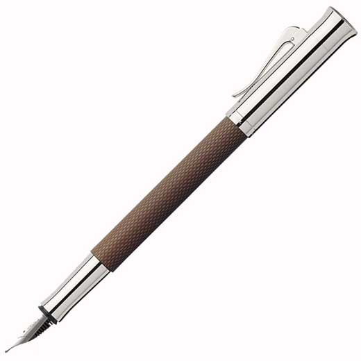 Cognac Precious Resin Guilloche Fountain Pen