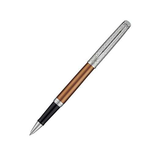 HÉMISPHÈRE, Bronze Satiné Steel Rollerball Pen
