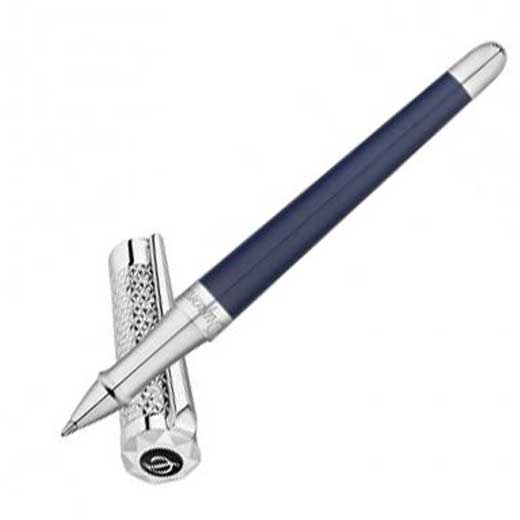 Liberte Palladium and Blue Lacquer Rollerball Pen