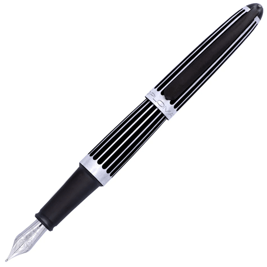 Aero Black Stripes Fountain Pen