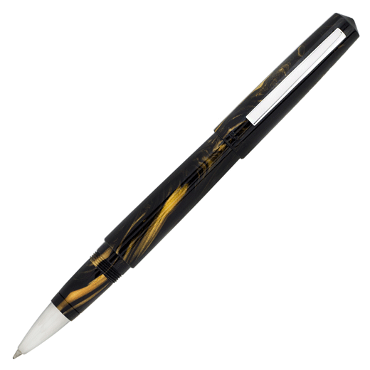 Infrangible Black Gold Rollerball Pen