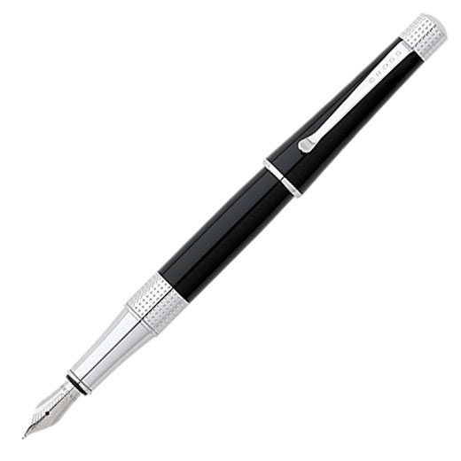 Beverly Fountain Pen, Black Lacquer