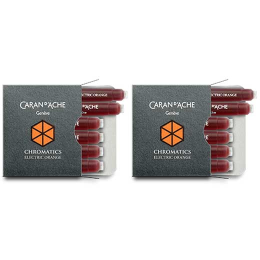 Electric Orange Chromatics Ink Cartridges (12)
