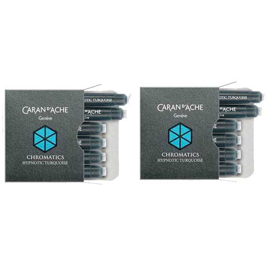 Hypnotic Turquoise Chromatics Ink Cartridges (12)