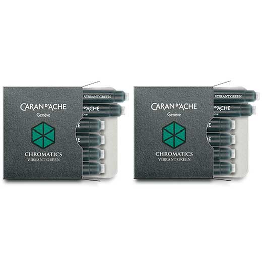 Vibrant Green Chromatics Ink Cartridges (12)