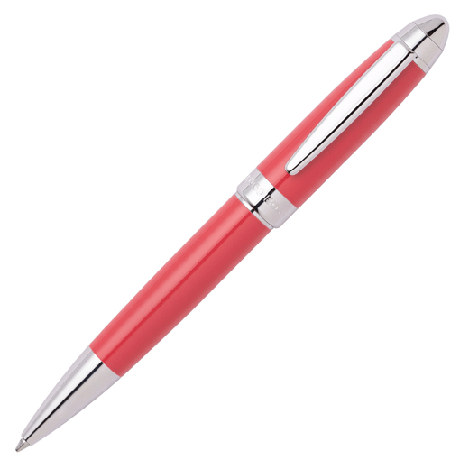 Coral & Chrome Icon Ballpoint Pen