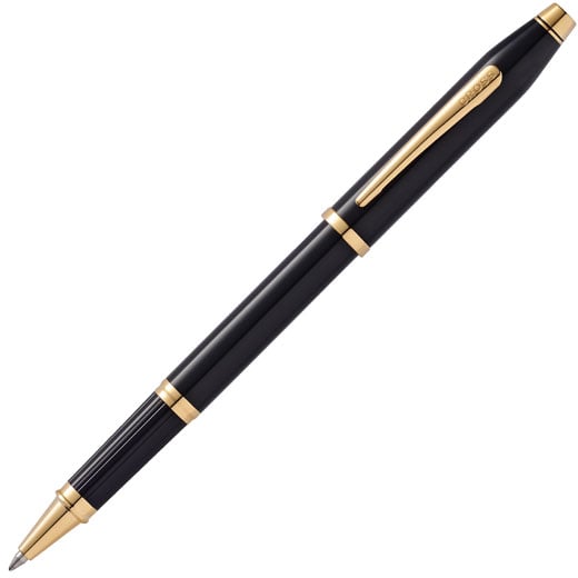 Century II Black Lacquer Rollerball Pen