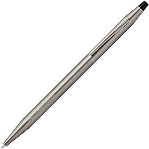 Classic Century Micro-Knurl Detail Titanium Gray Ballpoint Pen