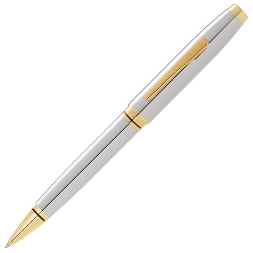 Coventry Chrome with Gold Trim Ballpoint Pen
