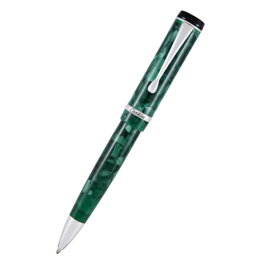 Duragraph Forest Green and Chrome Ballpoint Pen