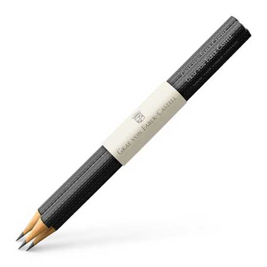 Graphite Guilloche Pencils Pack of 3 