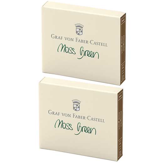 Moss Green 2 x 6 Ink Cartridge Packs