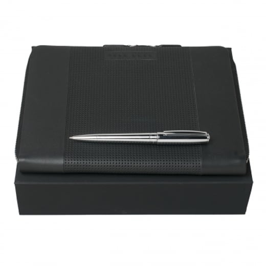 A5 Patterned Folder and Essential Ballpoint