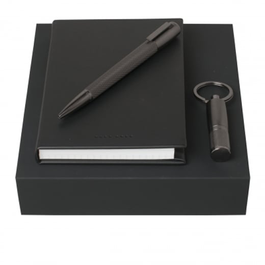 Pure Ballpoint pen, USB Keyring and A6 Notepad Set