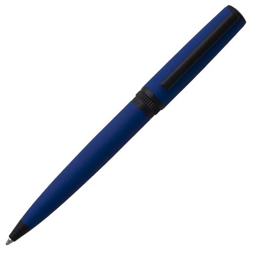 Gear Matrix Blue Lacquer Ballpoint Pen