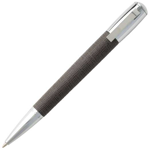Tradition, Grey Leather Ballpoint Pen