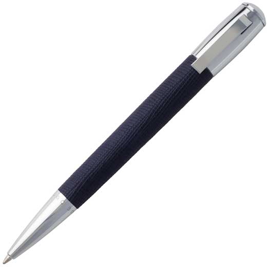 Tradition, Blue Leather Ballpoint Pen