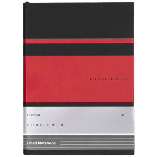 Essential Gear Matrix Red Lined A5 Notebook