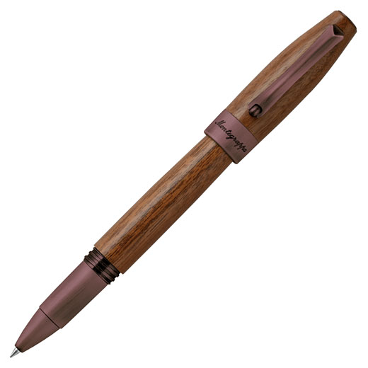 Heartwood Walnut and Bronze Rollerball Pen