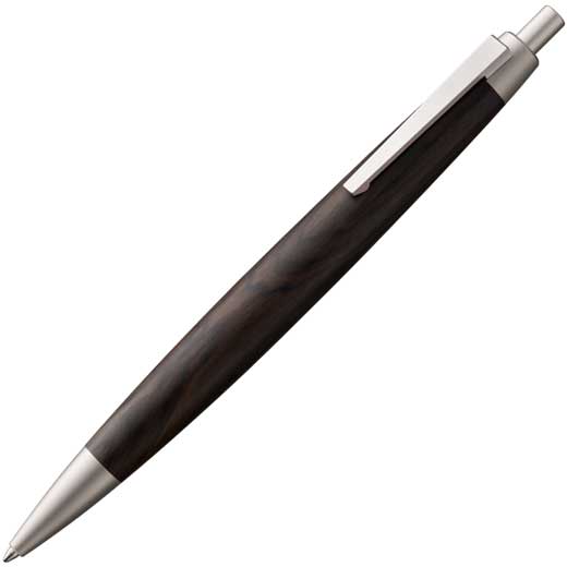 2000 Grenadilla Wood Black Ballpoint Pen