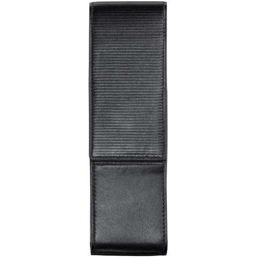 Nappa Leather A 302 Black 2 Pen Case