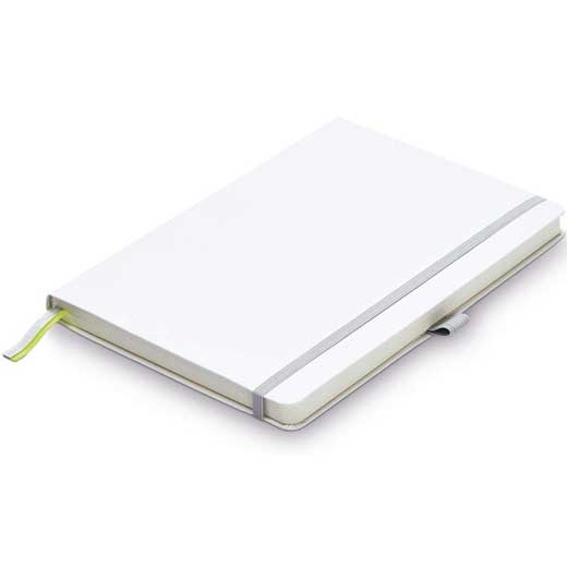 White Softcover Ruled Notebook A5