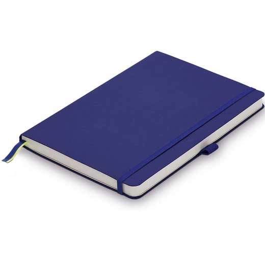 Blue A6 Softcover Ruled Notebook A6
