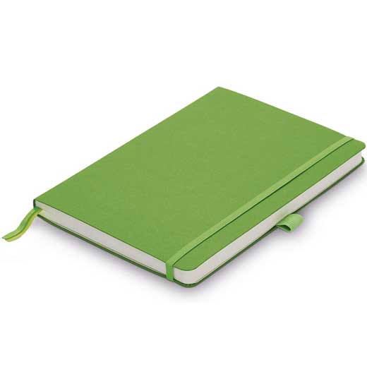 Green Softcover Ruled Notebook A6