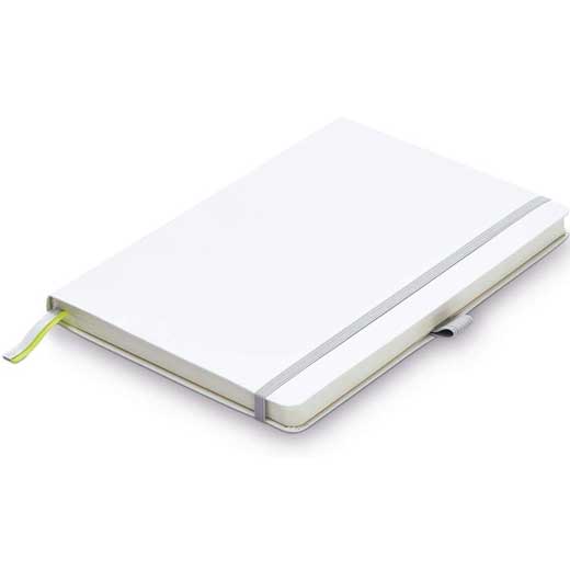White Softcover Ruled Notebook A6
