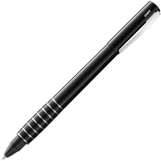 Black Diamond Lacquer Accent Rollerball Pen