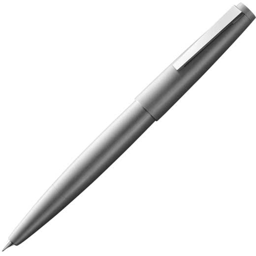 Silver 2000 Brushed Stainless Steel Fountain Pen