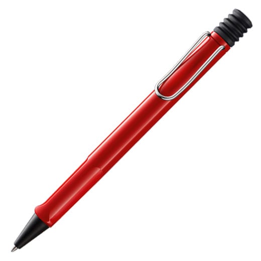 Red Safari Ballpoint Pen