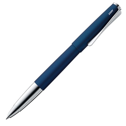 Studio Steel Imperial Blue Rollerball Pen