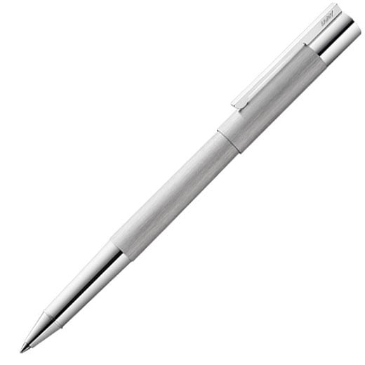 Scala Brushed Stainless Steel Rollerball Pen