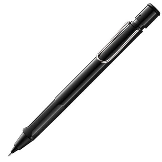 Safari Shiny Black Acrylic Mechanical Pencil