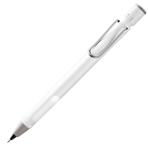 Safari Shiny White Acrylic Mechanical Pencil