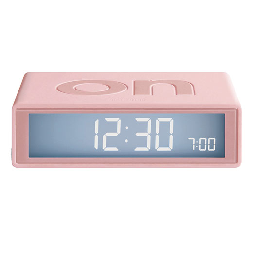 Pink Flip+ Travel Alarm Clock