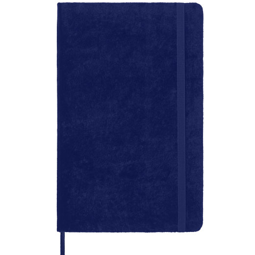 Purple Lined Velvet Collection Medium Notebook with Gift Box