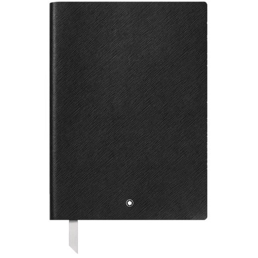 Fine Stationery Lined Black Notebook #163