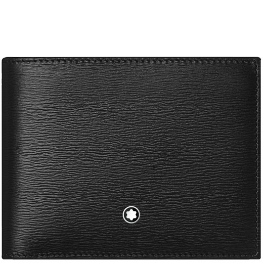 Black 6CC Meisterstück 4810 Wallet with 2 View Pockets