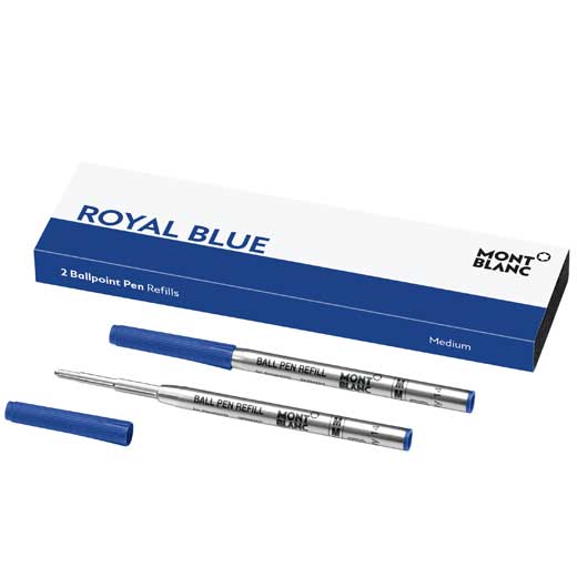 Royal Blue Medium Ballpoint Pen Refills